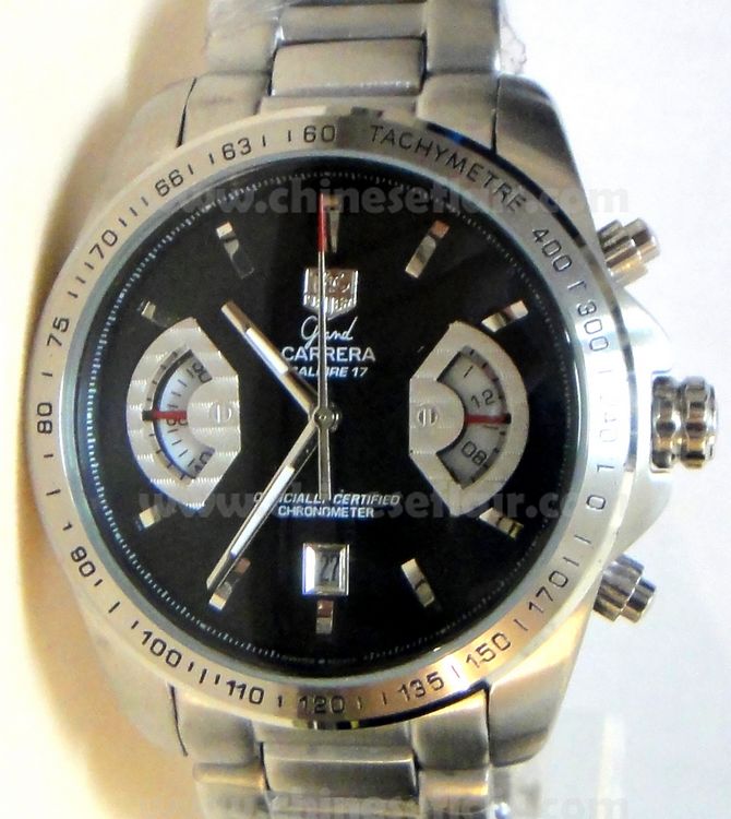 Tag Heuer Grand Carrera Silver Steel Mens Watch